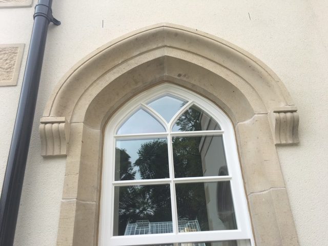 sandstone moulded windows